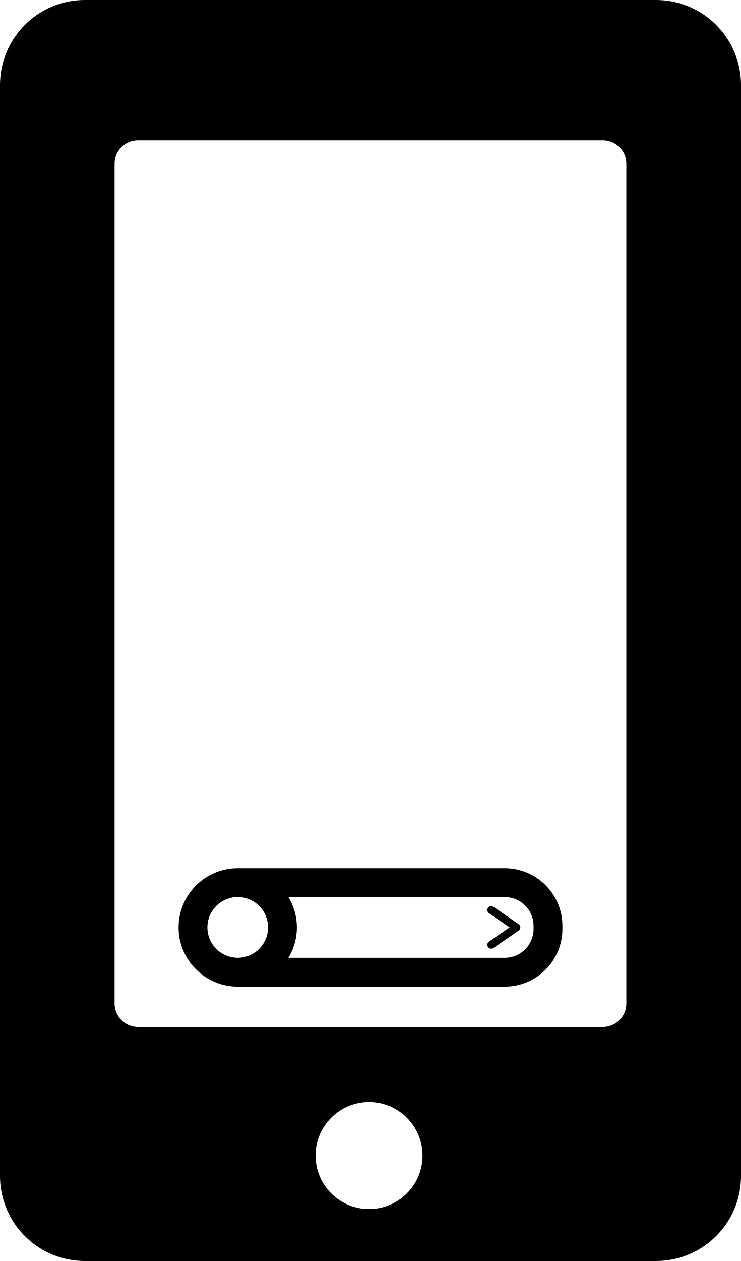 Phone With Volume Level Bar On Screen Outline Svg Vector Free Vectors